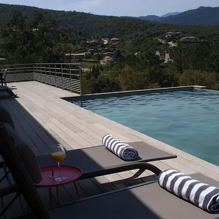 Villa Neuve Avec Grande Piscine Chauffee Vue